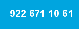 922 671 10 61 922 671 10 61